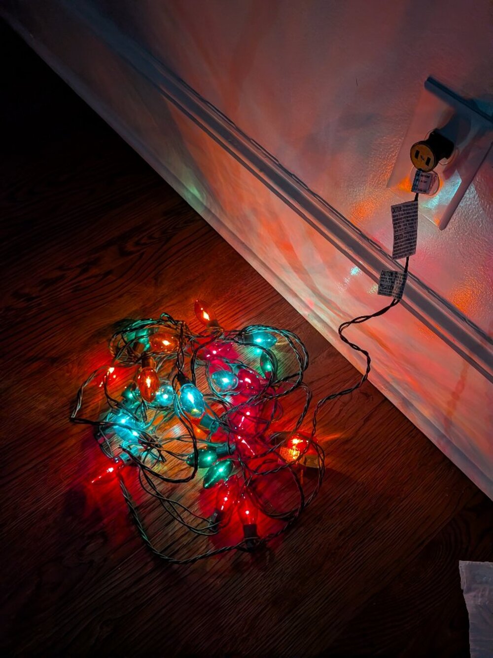 ⭐ String Of Holiday Christmas Lights, 25 Lights, ~25'
